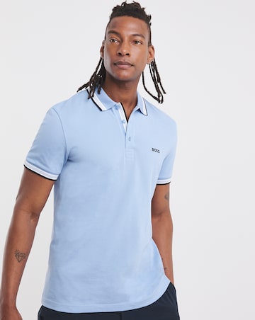 BOSS Classic Short Sleeve Paddy Polo - Bright Blue