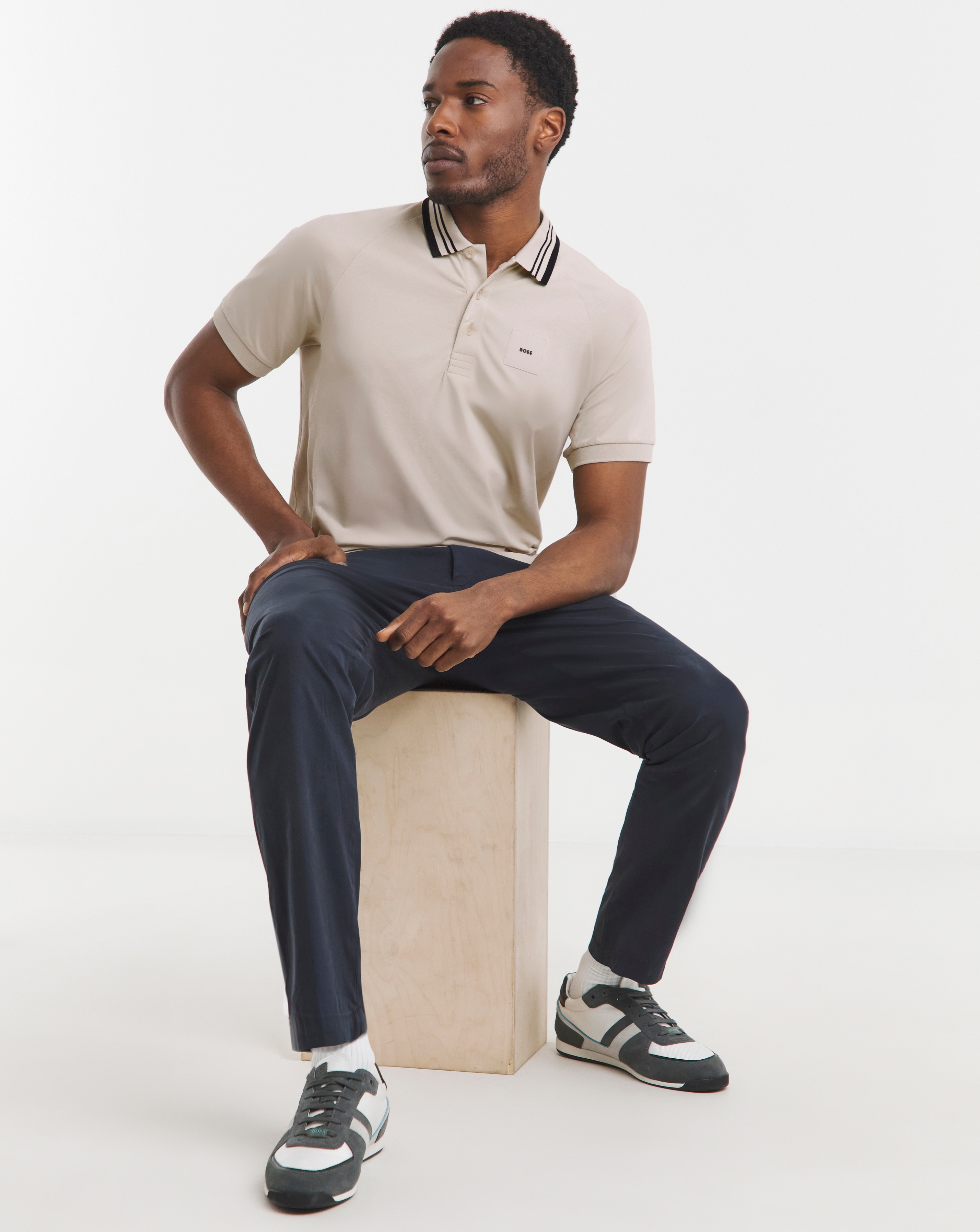 BOSS Paddy Rib Polo