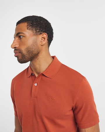 BOSS Short Sleeve Classic Pallas Polo - Dark Orange