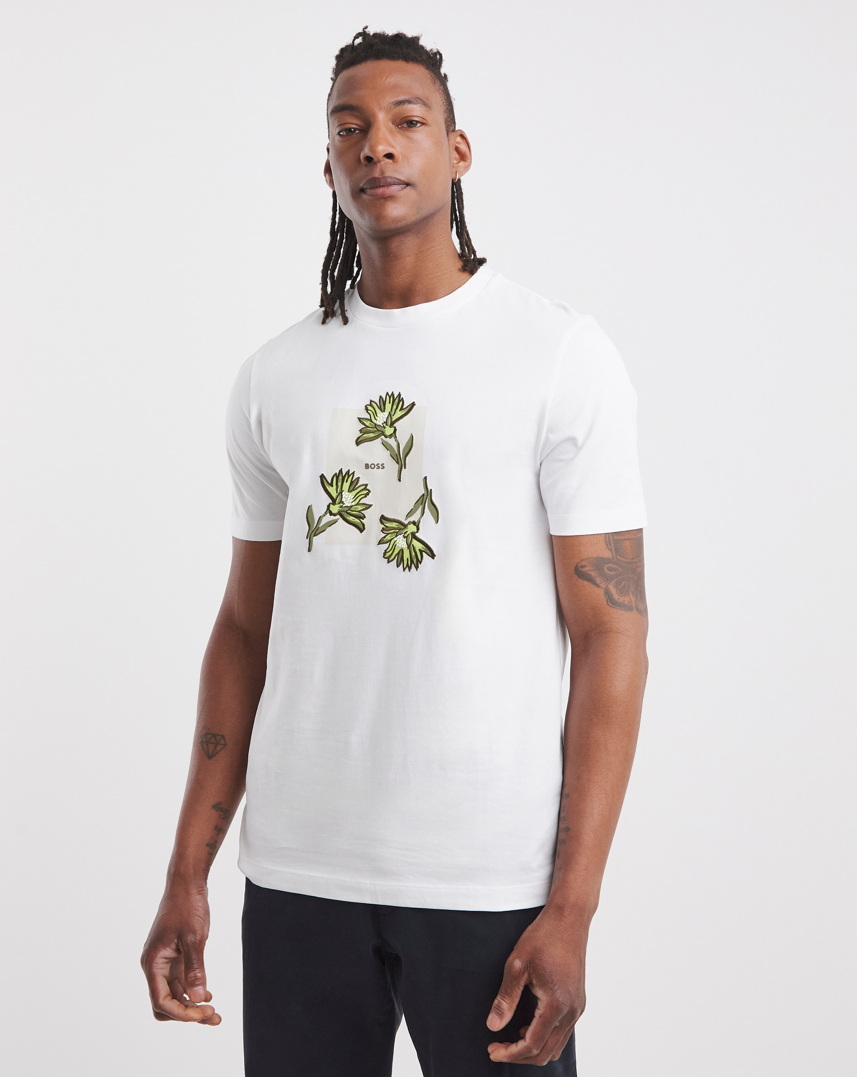 BOSS Floral Graphic T-Shirt