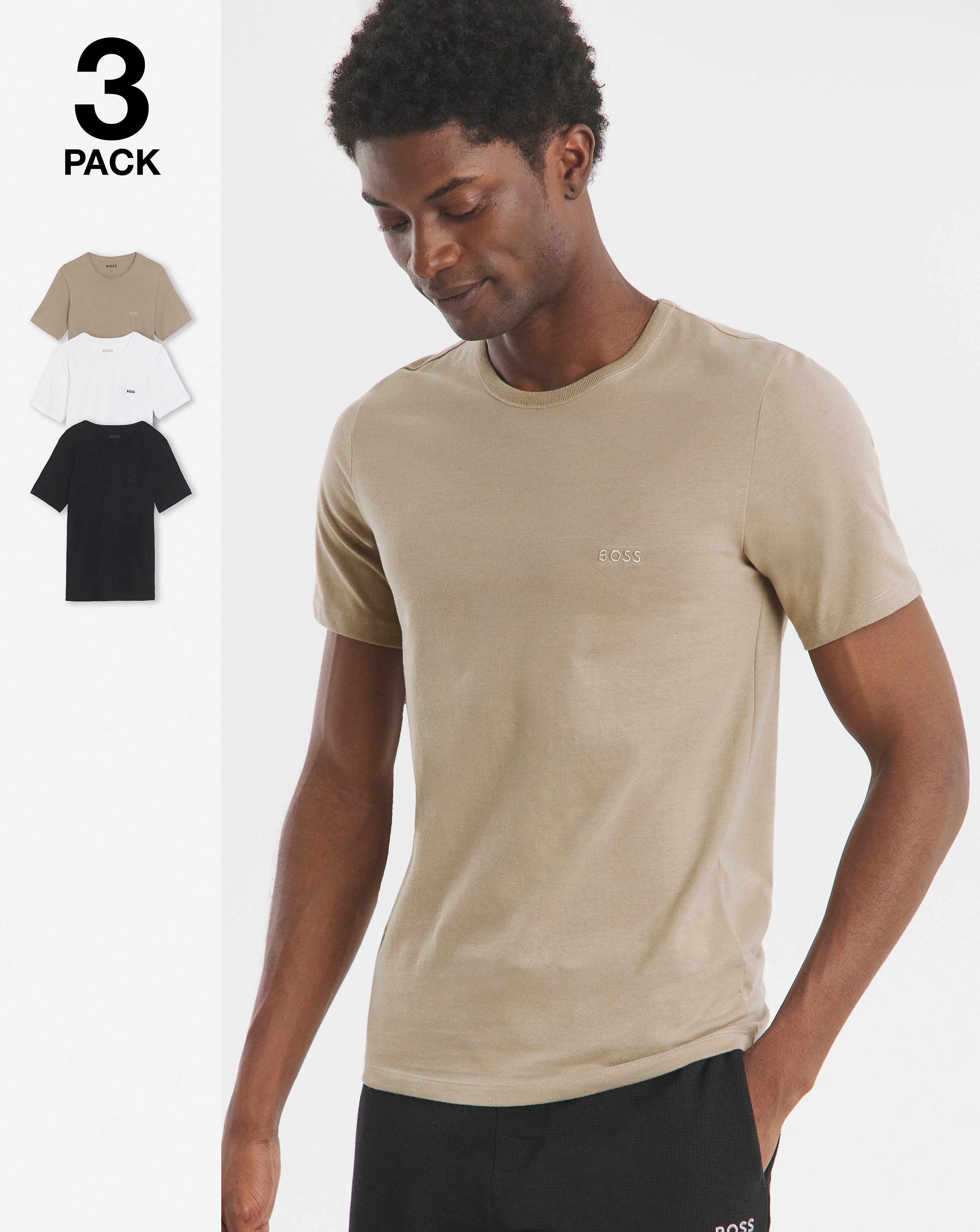 BOSS 3 Pack Classic Lounge T-Shirt