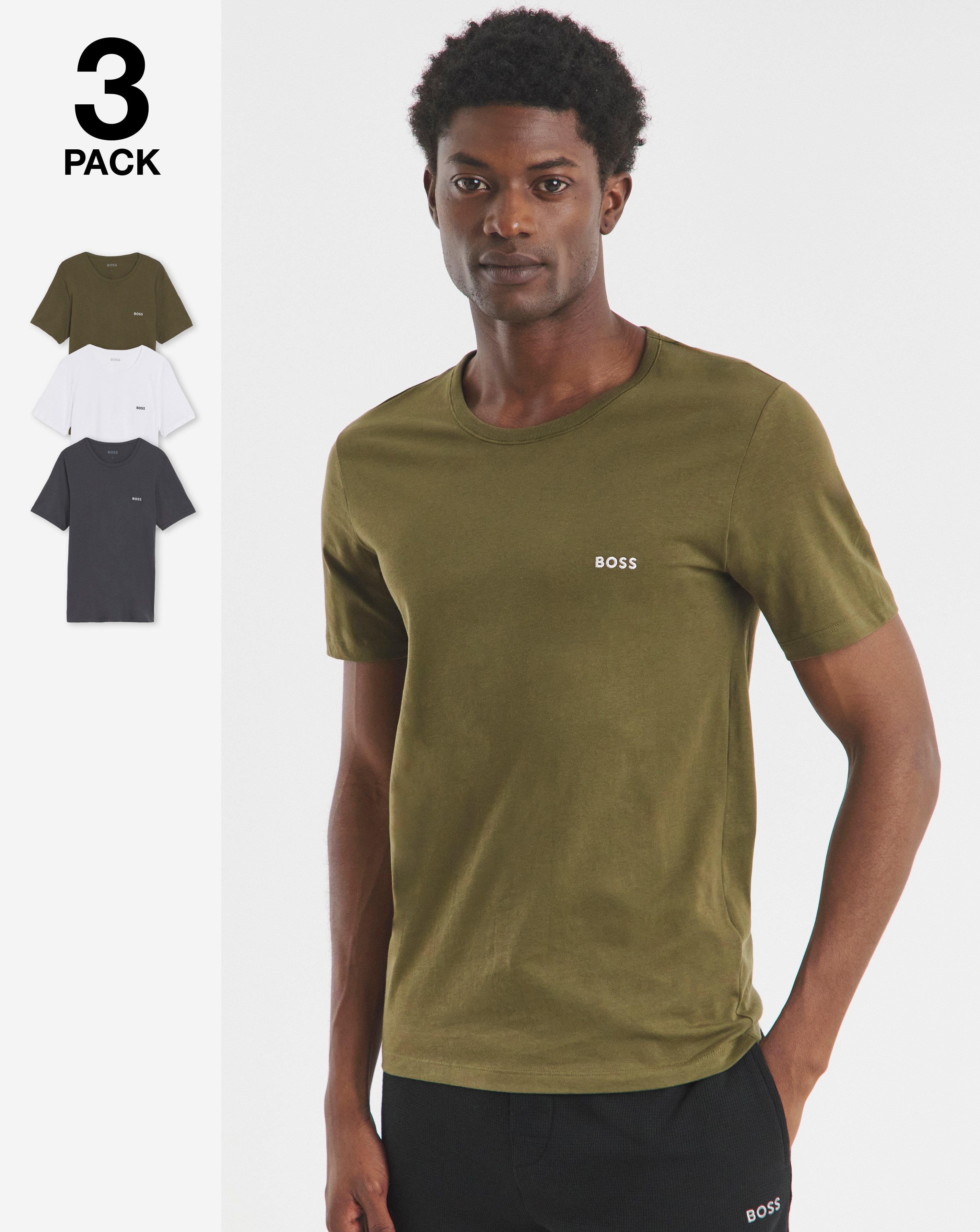 BOSS 3 Pack Classic Lounge T-Shirt