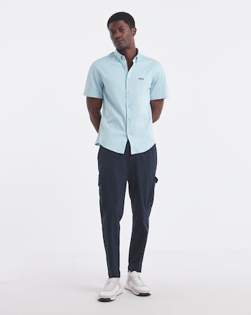 BOSS Classic Short Sleeve Motion Shirt - Light Blue