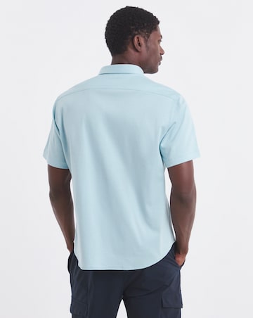 BOSS Classic Short Sleeve Motion Shirt - Light Blue