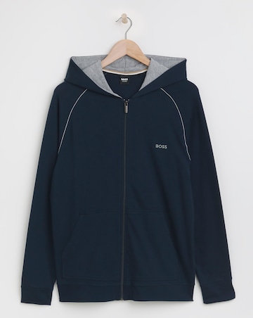 BOSS Mix & Match Lounge Hoodie - Dark Blue