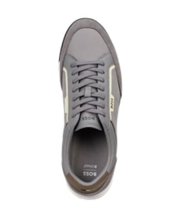 Boss Nitan Low Profile Trainers - Grey