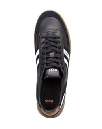 Boss Brandon Gum Sole Trainer - Navy