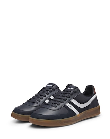 Boss Brandon Gum Sole Trainer - Navy