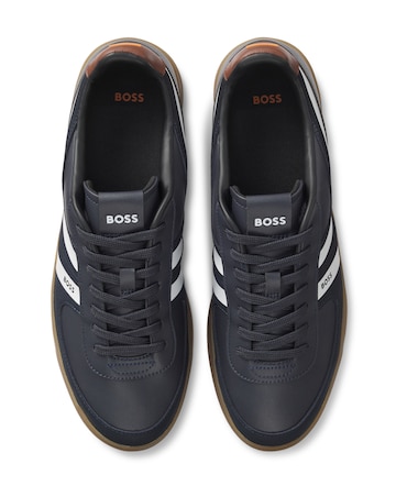 Boss Brandon Gum Sole Trainer - Navy