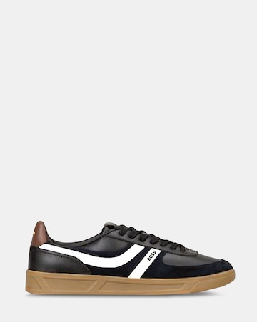 Boss Brandon Gum Sole Trainer - Navy