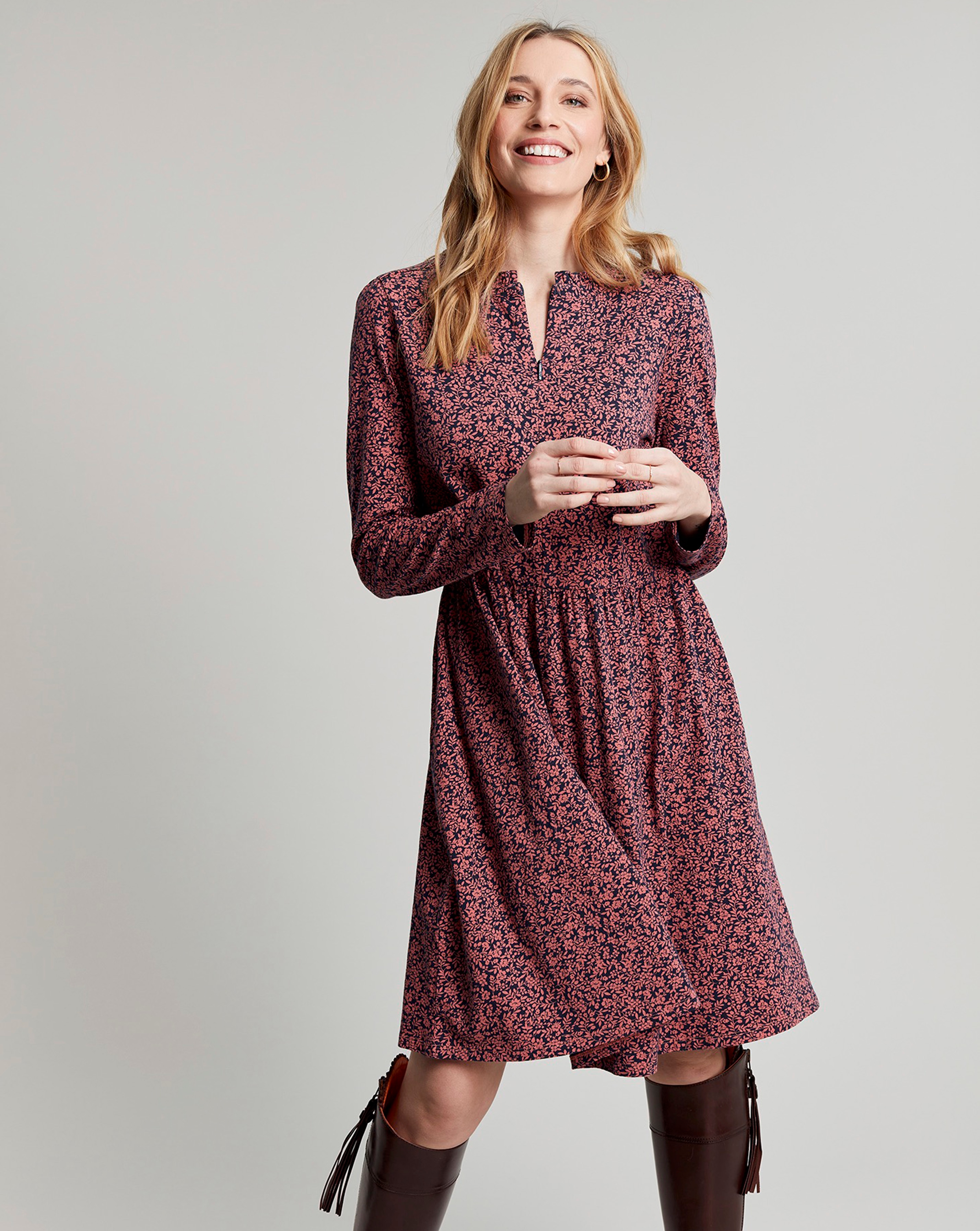 Joules Floral Midi Dress