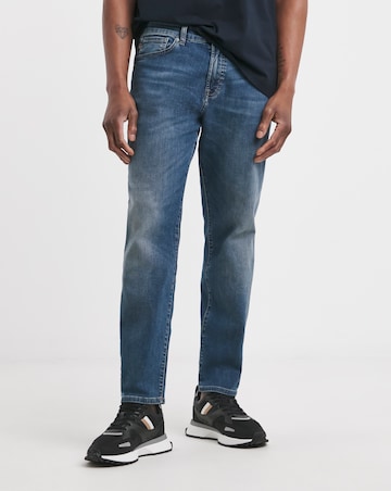 BOSS Move Stretch Straight Jean - Dark Wash