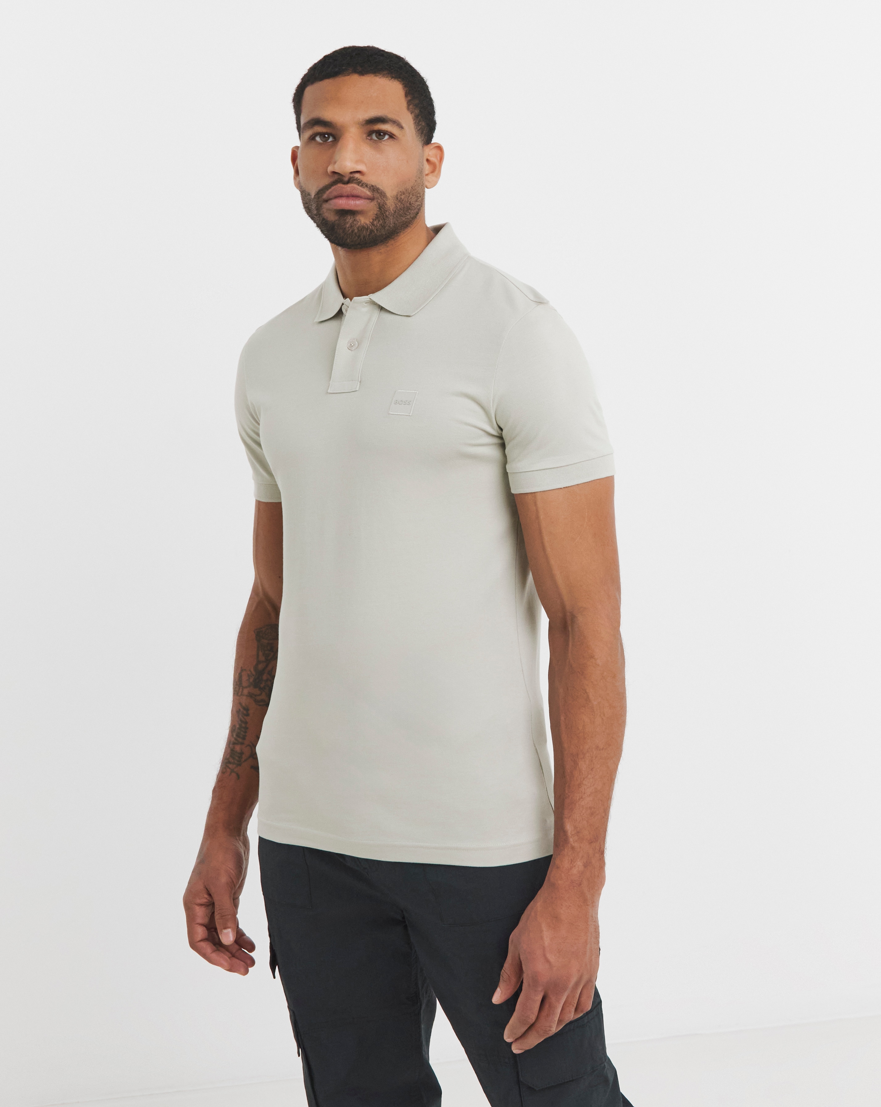 BOSS Short Sleeve Box Logo Polo