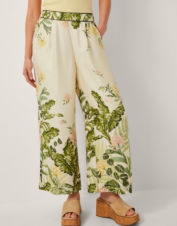 Monsoon Fleur Floral Wide Leg Trousers