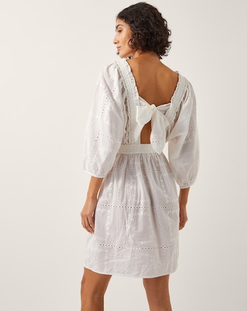 Monsoon Nova Broderie Mini Dress