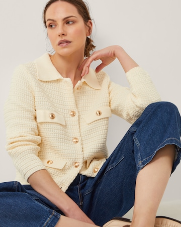 Monsoon Coby Collar Cardigan