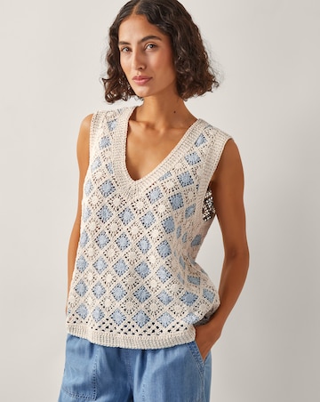 Monsoon Ray Crochet Tank Top