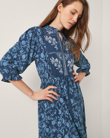 Monsoon Sofia Floral Jersey Midi Dress