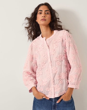 Monsoon Blair Floral Applique Blouse