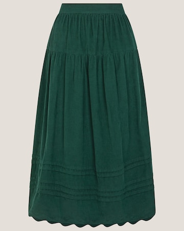 Monsoon Mina Corduroy Midi Skirt