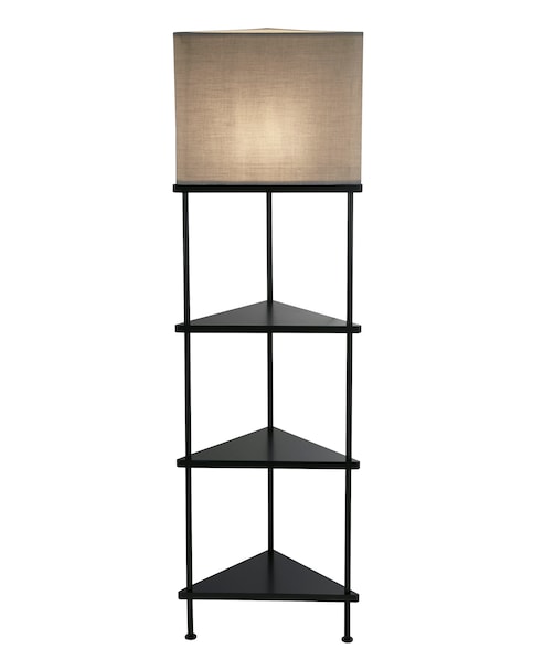 Corner Shelf Floor Lamp