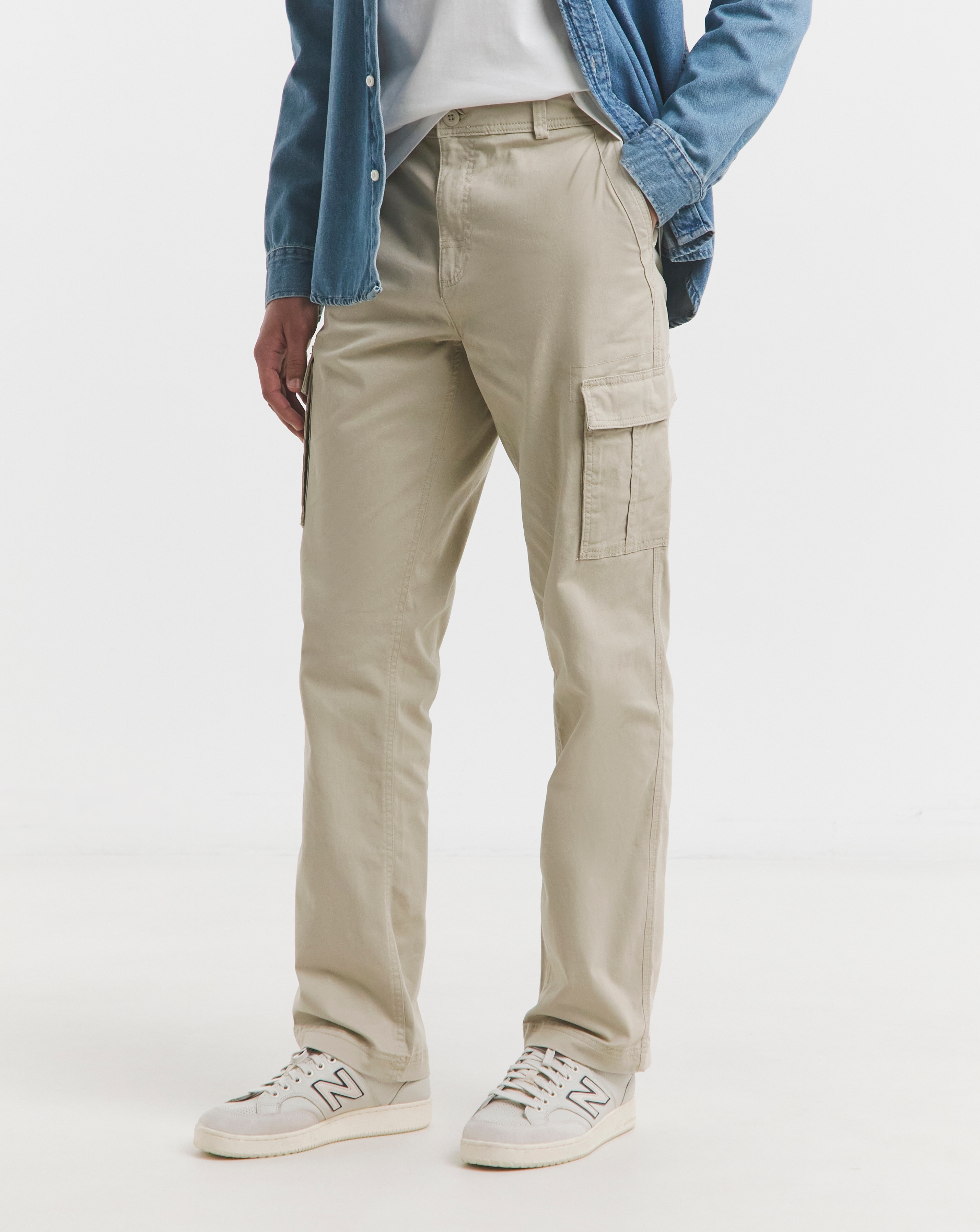 Cotton Stretch Cargo Trouser