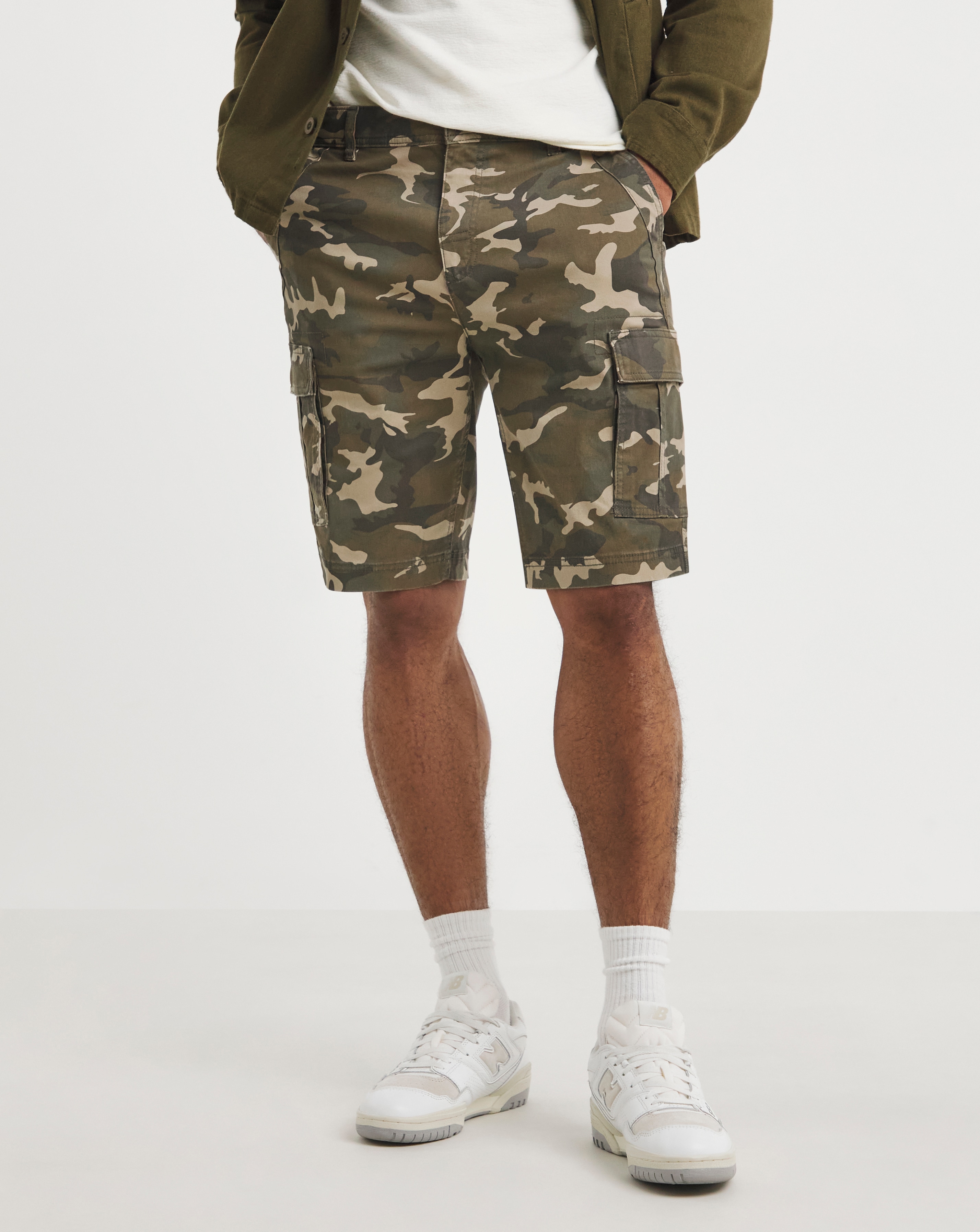 Cotton Stretch Cargo Short