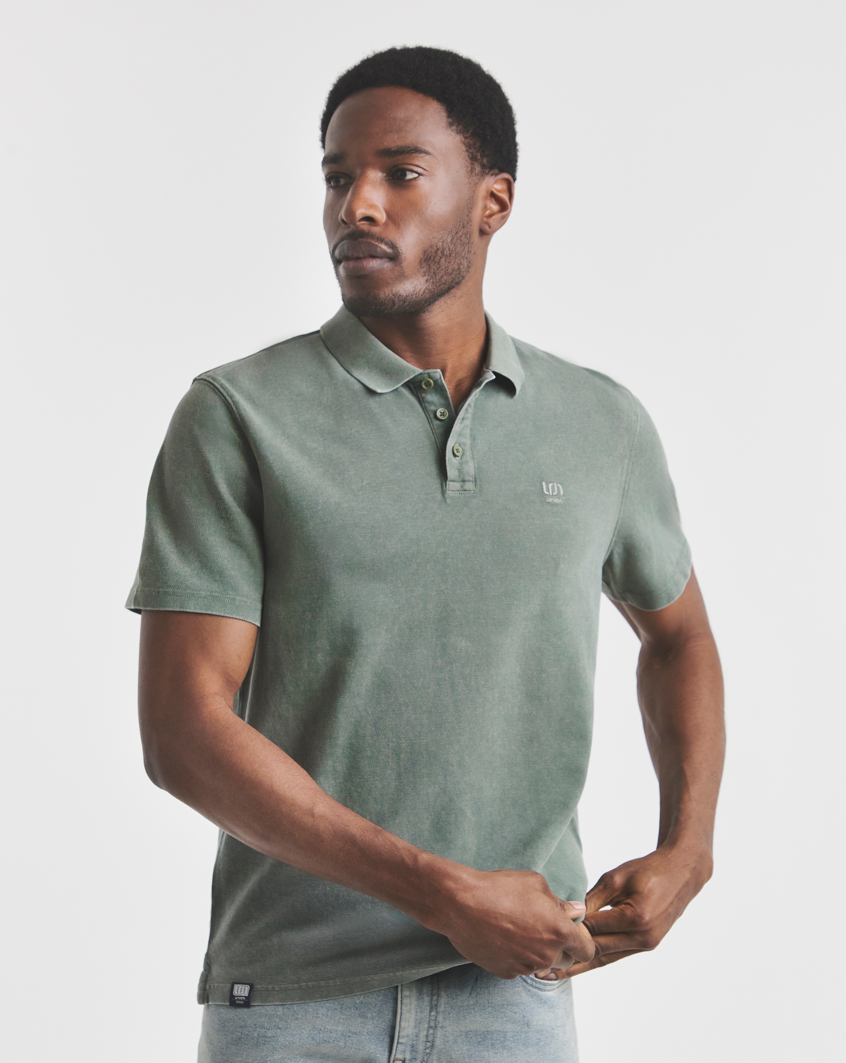 Union Garment Dyed Pique Polo