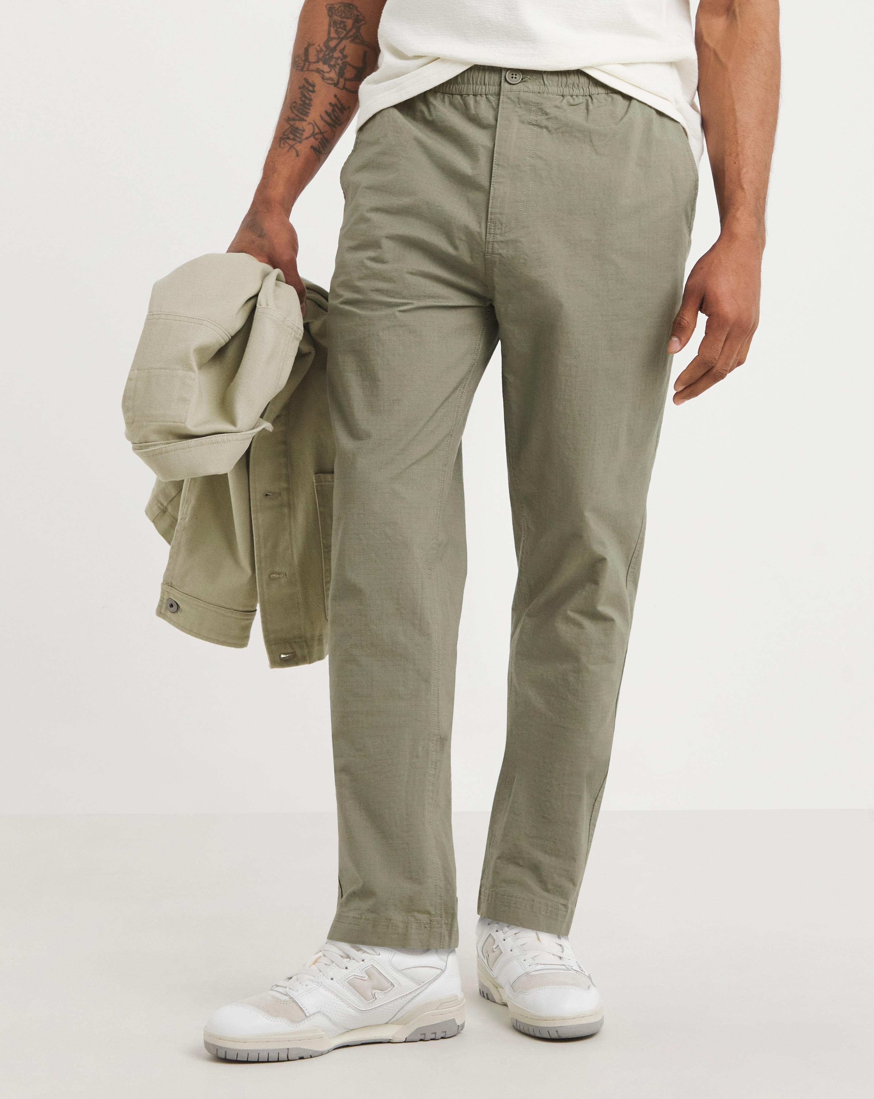 Ripstop Tapered Elasticated Trouser