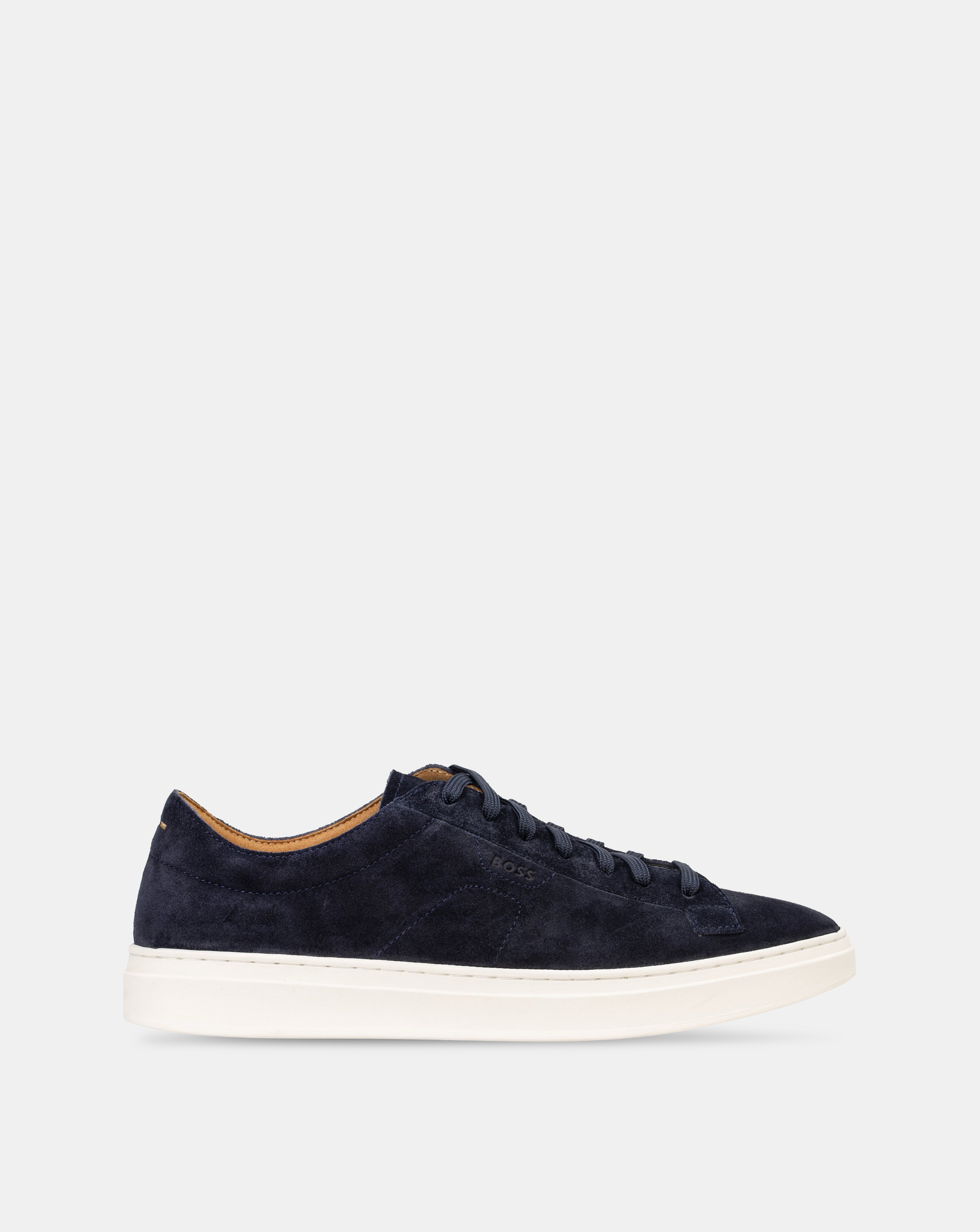 New In - Boss Kieran Suede Trainer - Navy