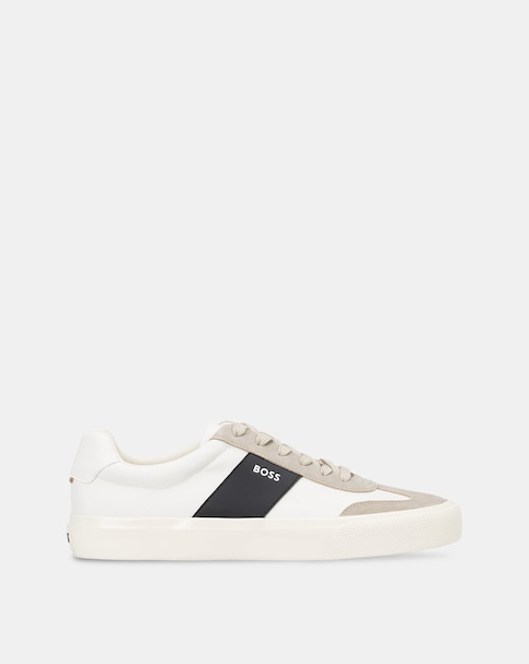 BOSS Aiden Stripe Trainer - Light Beige