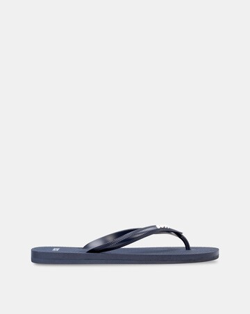 Boss Logo Flip Flop - Navy