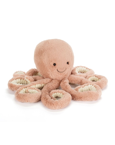 JellyCat - Odell Octopus - Peach