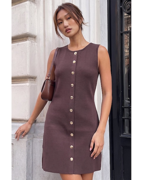 New In - Roman Knitted Pinafore Dress