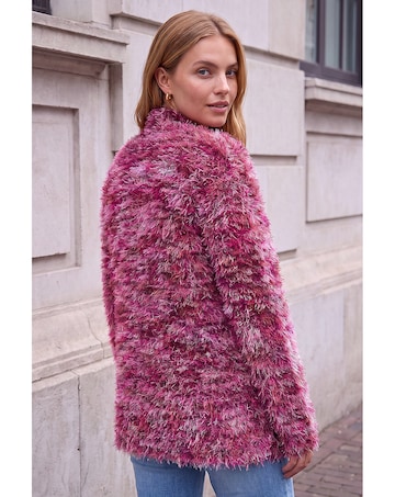 Roman Multi Fluffy Cardigan