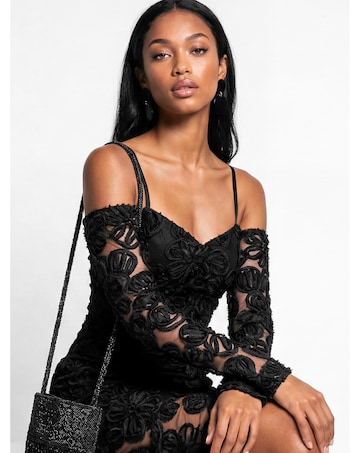 Maya Deluxe Textured Maxi Dress