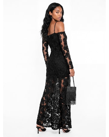 Maya Deluxe Textured Maxi Dress