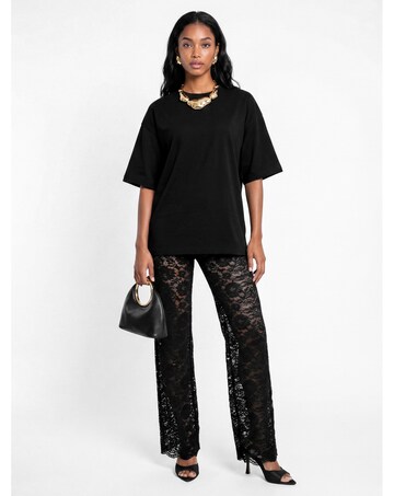 Maya Deluxe High Waist Lace Trousers