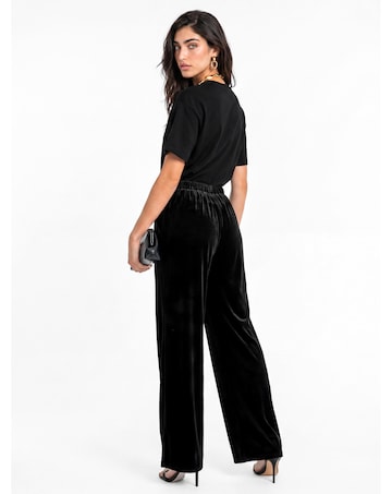 Lovedrobe High Waist Velvet Trousers