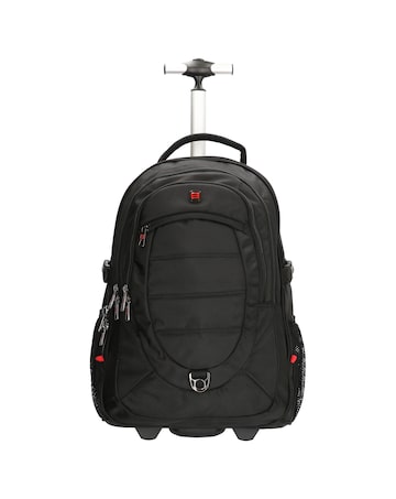 Enrico Benetti Cornell Polyester 17" Laptop Trolley Backpack