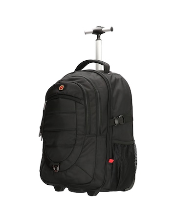 Enrico Benetti Cornell Polyester 17" Laptop Trolley Backpack