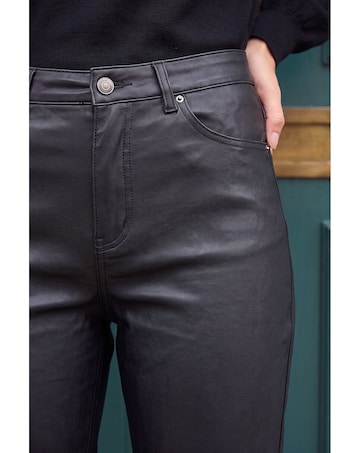 Roman Denim Coated Straight Leg Jean