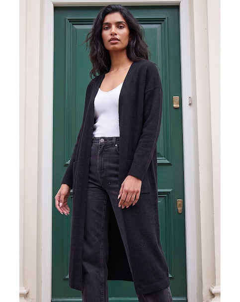 Roman Long Line Cardigan