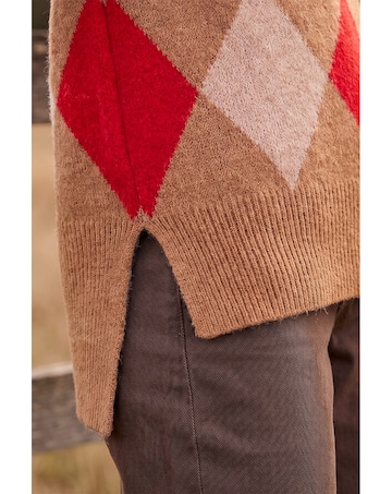 Roman Diamond Argyle Knit Jumper