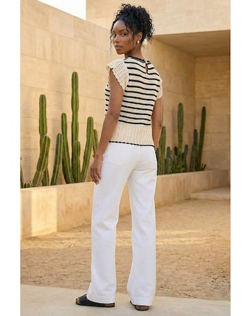 Roman Stripe Knitted Top