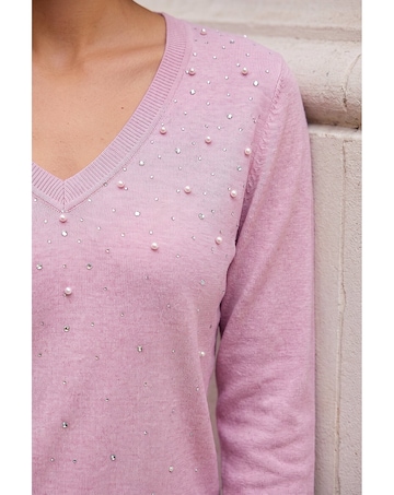 Roman Petite Faux Pearl Jumper
