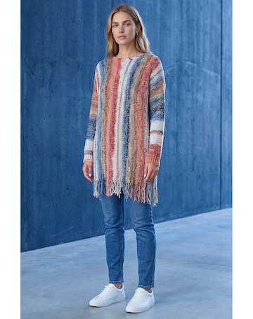 Roman Boucle Fringe Knit Jumper