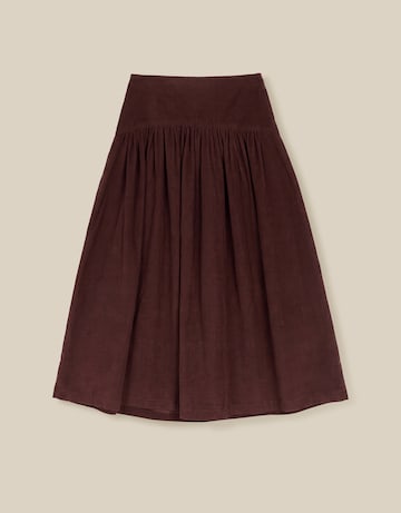 Monsoon Jenny Corduroy Midi Skirt