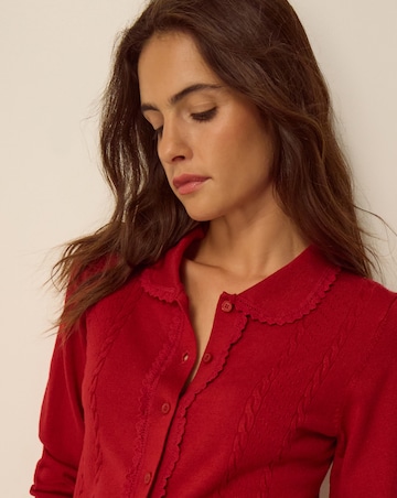 Monsoon Carey Cable Knit Cardigan