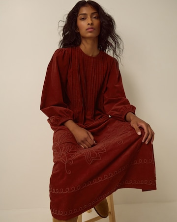 Monsoon Joyce Corduroy Midi Dress